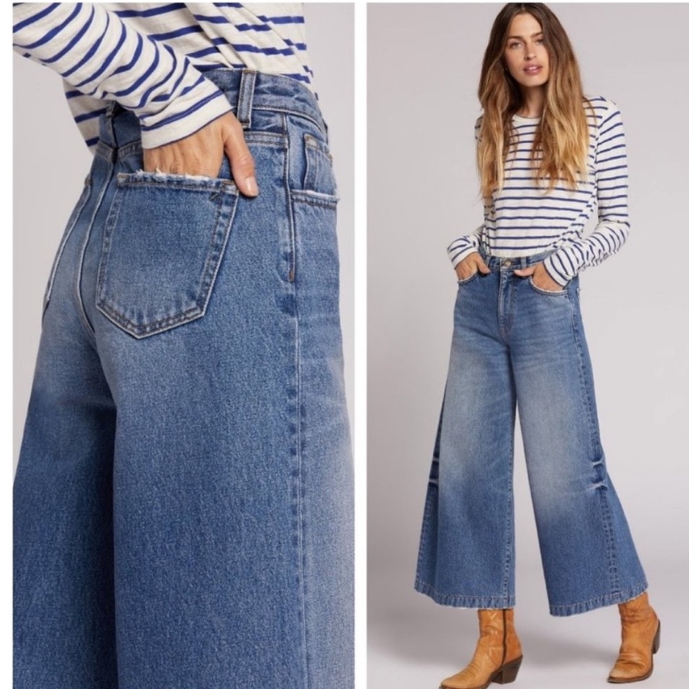 Current Elliot Wide Leg Crop Jeans‎ 26